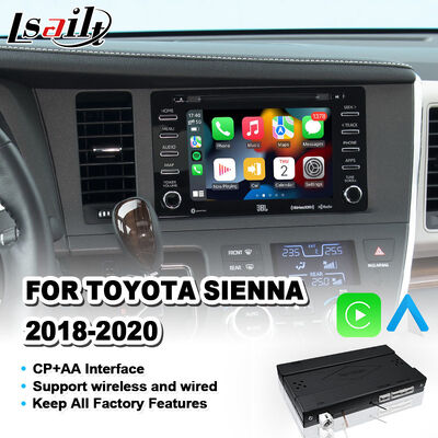 2018-2020 Toyota Sienna için Lsailt Kablosuz Android Auto Carplay Arayüzü