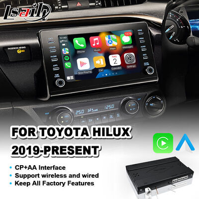 2019-Günümüz Toyota Hilux için Lsailt Kablosuz Android Auto Carplay Arayüzü
