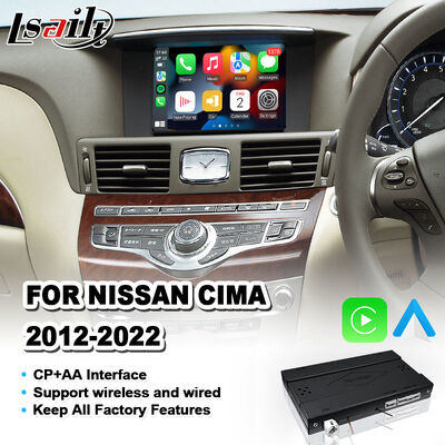 Lsailt 2012-2022 Nissan Cima için Kablosuz Android Auto Carplay Arayüzü