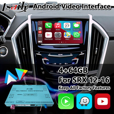 2012-2016 Cadillac SRX CUE Sistemi için Lsailt Android Navigasyon Video Arayüzü