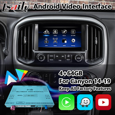 Lsailt Android Multimedia Video Arayüzü 2015-2020 GMC Canyon Intellilink Sistemi ile Carplay