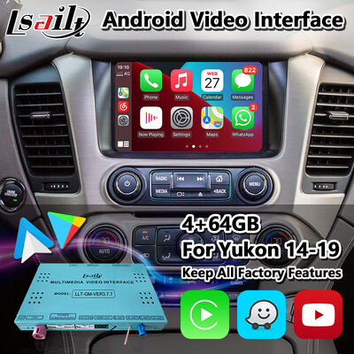 2015-2020 GMC Yukon Intellilink Sistemi için Lsailt Android Araba Multimedia Video Arayüzü