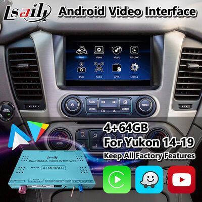 2015-2020 GMC Yukon Intellilink Sistemi için Lsailt Android Carplay Multimedya Video Arayüzü