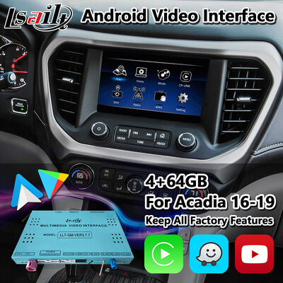 2016-2019 GMC Acadia Intellilink Sistemi için Lsailt Android Carplay Arayüzü