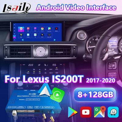 Lexus IS200T IS300H IS350 IS300 F Sport AWD IS XE30 2017-2020 için Lsailt Android Carplay Arayüzü