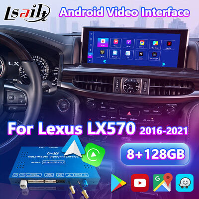 Lsailt 2016-2021 Lexus LX 570 LX450d LX570 için Android Carplay Multimedya Video Arayüzü