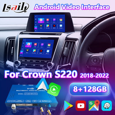 Toyota Crown S220 2018-2022 için Lsailt Android Multimedia Video Arayüzü Carplay ile