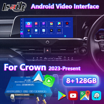 Lsailt Android Arayüzü GPS Navigasyon Kutusu 2023-Şimdiki Toyota Crown için