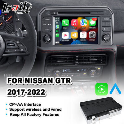 Lsailt Nissan GT-R R35 2017-2022 CarPlay Arayüzü OEM Entegrasyon Modülü Fabrika Ekran Kablosuz Android Otomatik Güncelleme