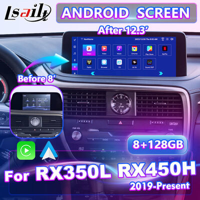 Lsailt Android Carplay Multimedia Ekranı 2019-2021 Lexus RX 450h RX300 RX350L RX450hL RX350 RX450h