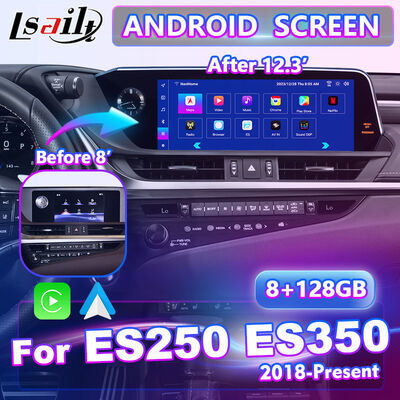 2018-2021 için Lsailt Android Carplay Multimedia Arayüz Ekranı Lexus ES 250 ES300h ES350 ES250