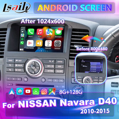 2010-2015 Nissan Navara D40 için Lsailt Android Carplay Multimedia Ekranı