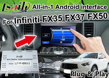 Infiniti FX 35 FX37 FX50 Entegrasyonu için Hepsi Bir Arada Android Auto Arayüzü GPS Navigasyon, apple carplay, Android auto