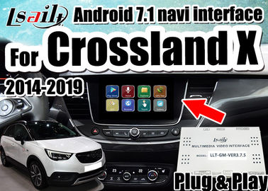 2014-2018 Opel Crossland X Insignia için Android 7.1 Araba Video Arayüzü mirrorlink akıllı telefonu, çift camları destekler