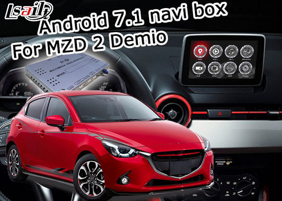 Mazda 2 Demio Android 7.1 Araba Navigasyon Kutusu video arayüzü isteğe bağlı carplay android auto