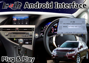 2012-2015 Lexus RX 270 Fare Kontrolü için Lsailt Android 9.0 Video Arayüzü, GPS Navigasyon RX270