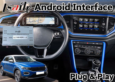 VW Golf / Skoda / Teramont / T-ROC için Android 9.0 Araba Video Arayüzü