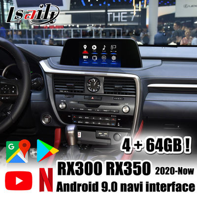 4K HD Video Oynatmak için CarPlay/Android Multimedya Sistemi Lexus Video Arayüzü desteği, RX300h RX350 için Arka Kameralar
