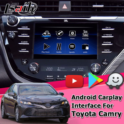 Dokunmatik Ekran Carplay Android Otomatik Video Arayüzü Toyota Camry Bluetooth Wifi USB