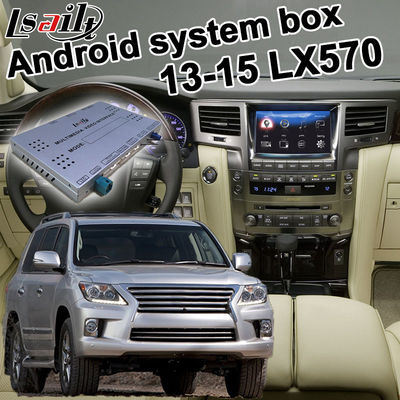 Lexus LX570 2013-2015 Android otomatik carplay video arabirimi navigasyon kutusu isteğe bağlı kablosuz carplay