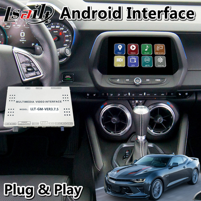 Camaro Carplay GPS Navigasyon Kablosuz Android Auto için Chevrolet Android Multimedya Video Arayüzü