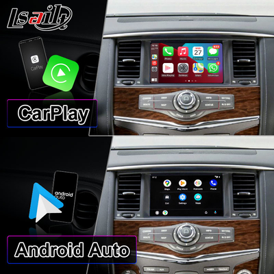 Kablosuz Android Auto Carplay ile Nissan Patrol Y62 2011-2017 için Lsailt Araba Multimedya Ekranı