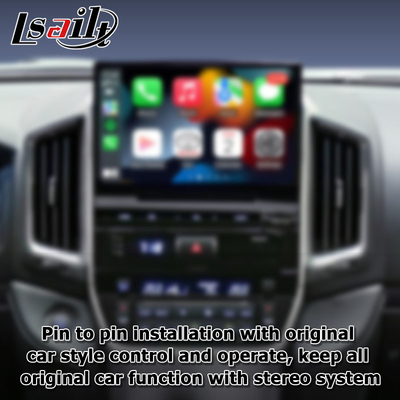 Toyota LC200 GXR için araba Android 13 navigasyon kutusu Fujitsu birimi Carplay waze youtube arka görüntü vb.