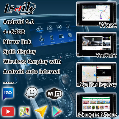 Toyota Alphard Vellfire JBL için Android otomatik kablosuz carplay multimedya arayüzü