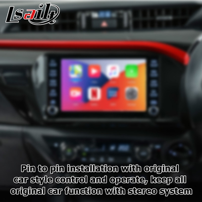 Toyota Hilux Android 13 multimedya video arayüzü kablosuz carplay android otomatik dokunma 3