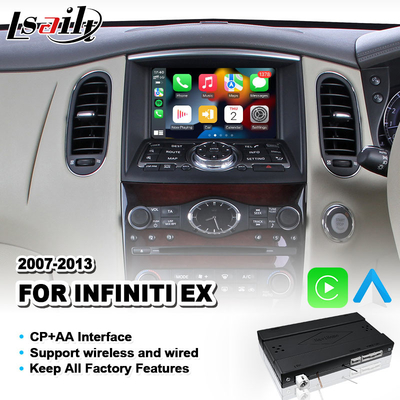 Infiniti EX EX25 EX35 EX37 EX30d 2007-2013 için Lsailt Kablosuz AA Carplay Arayüzü