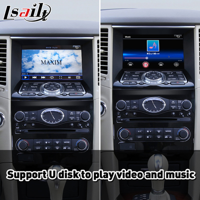 Infiniti FX FX30dS FX35 FX37 FX50 2008-2013 Yıl için Lsailt Kablosuz Android Otomatik Carplay Arayüzü