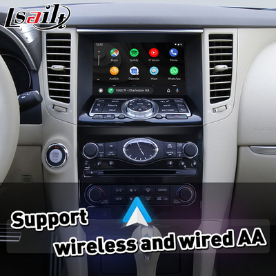 Infiniti FX FX30dS FX35 FX37 FX50 2008-2013 Yıl için Lsailt Kablosuz Android Otomatik Carplay Arayüzü