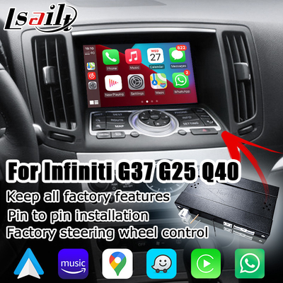 Infiniti G37 G25 Q40 Q60 370GT skyline 08IT için kablosuz carplay android oto modülü