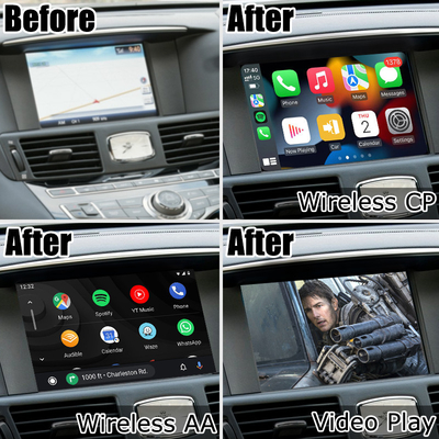Infiniti Q70 M35 M37 Nissan Fuga kablosuz carplay android otomatik çözüm IT08 08IT