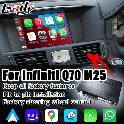 Infiniti Q70 M35 M37 Nissan Fuga kablosuz carplay android otomatik çözüm IT08 08IT