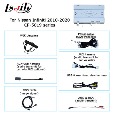 Infiniti Q70 M35 M37 Nissan Fuga kablosuz carplay android otomatik çözüm IT08 08IT