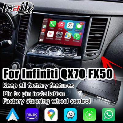 Infiniti FX35 FX37 FX50 QX70 için kablosuz carplay android otomatik arayüz kutusu