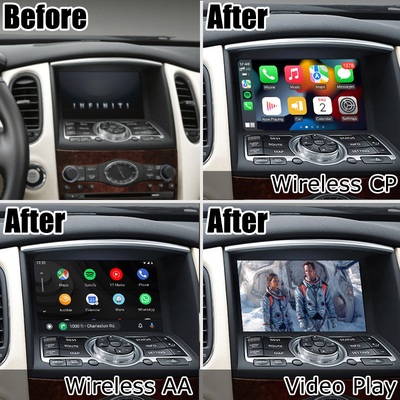 Infiniti EX35 EX25 EX37 QX50 EX IT08 08IT modül kutusu için kablosuz android otomatik carplay