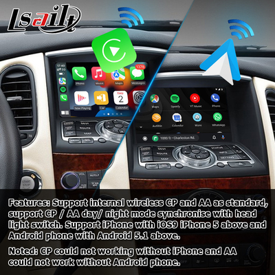 Infiniti EX35 EX25 EX37 QX50 EX IT08 08IT modül kutusu için kablosuz android otomatik carplay