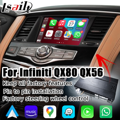 Infiniti QX80 QX56 Z62 kablosuz carplay android otomatik multimedya arayüzü IT08