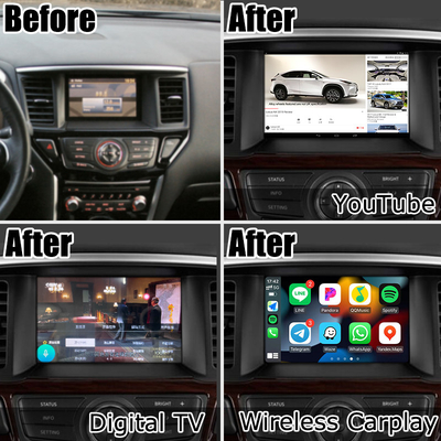 Nissan Pathfinder R52 Android multimedya ekran güncellemesi IT06 06It sistemi carplay