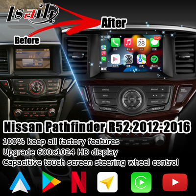 Nissan Pathfinder R52 Android multimedya ekran güncellemesi IT06 06It sistemi carplay