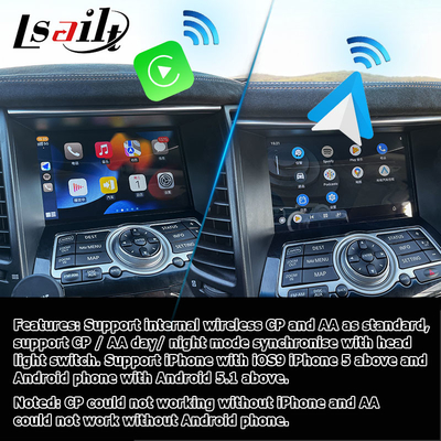 INFINITI QX70 FX35 FX37 HD ekran yükseltme kablosuz carplay android otomatik IT06