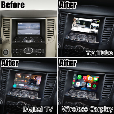 INFINITI QX70 FX35 FX37 HD ekran yükseltme kablosuz carplay android otomatik IT06