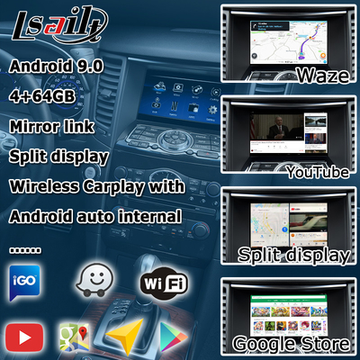 INFINITI QX70 FX35 FX37 HD ekran yükseltme kablosuz carplay android otomatik IT06