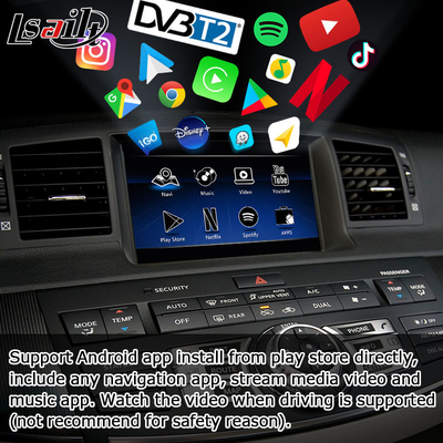 Infiniti M35 M45 Nissan Fuga HD çoklu parmak dokunmatik ekran yükseltme carplay android otomatik video arayüzü