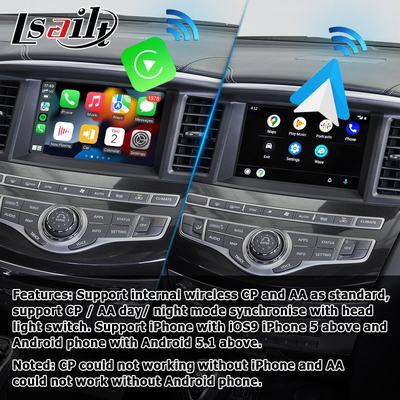 HD çoklu parmak dokunmatik ekran carplay Infiniti QX60 JX35 2013-2016 IT06 için android otomatik yükseltme