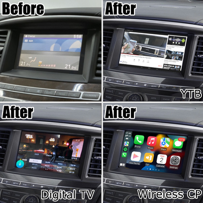HD çoklu parmak dokunmatik ekran carplay Infiniti QX60 JX35 2013-2016 IT06 için android otomatik yükseltme