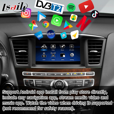 HD çoklu parmak dokunmatik ekran carplay Infiniti QX60 JX35 2013-2016 IT06 için android otomatik yükseltme