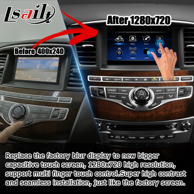 HD çoklu parmak dokunmatik ekran carplay Infiniti QX60 JX35 2013-2016 IT06 için android otomatik yükseltme